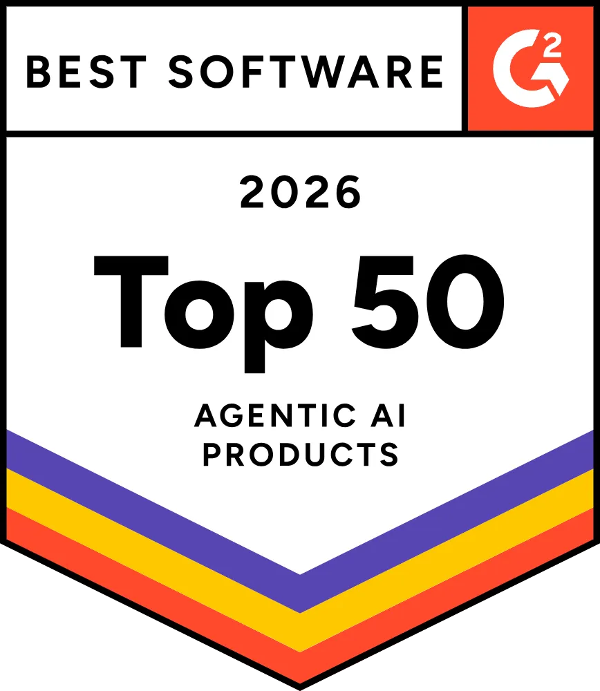 G2 Best Software 2026 Top 50 Agentic AI Products