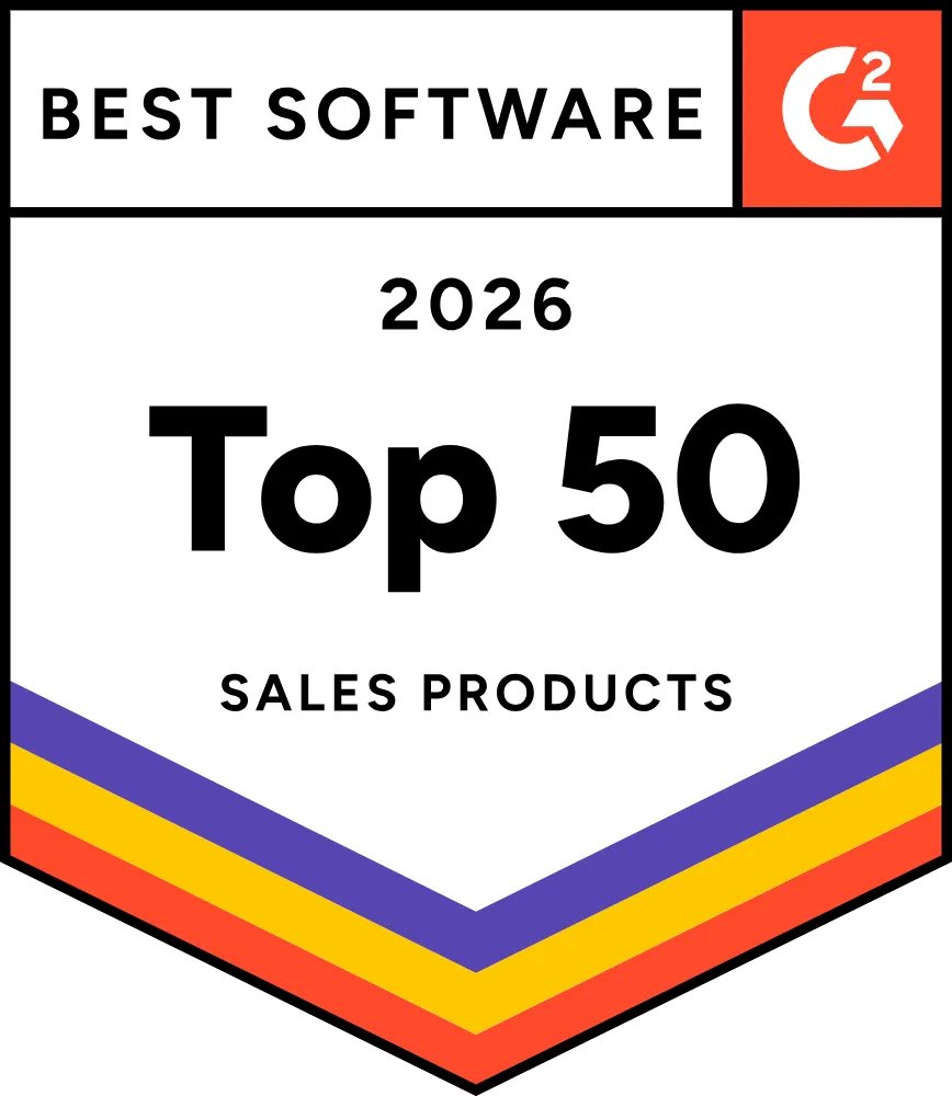 G2 Best Software 2026 Top 50 Sales Products